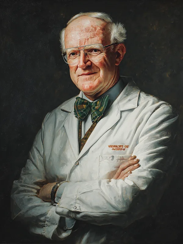 Portrait of Graham Teasdale, co-author of the Glasgow Coma Scale, born in Cumbria, England.