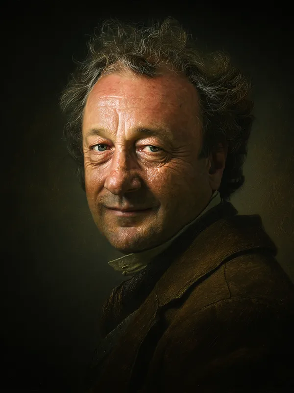 Portrait of Keith Campbell, the cell biologist whose cell-cycle insight made the cloning of Dolly the Sheep possible
