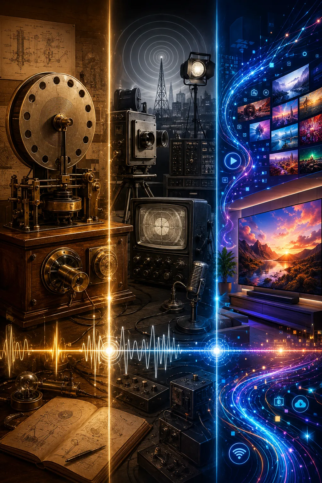 The legacy of television — from Baird's mechanical Televisor of 1926 through the broadcast era to today's global streaming and smart-TV industry