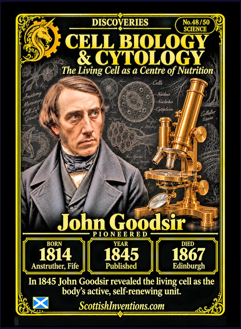 Cytology collectible card — Scottish discoveries Collection