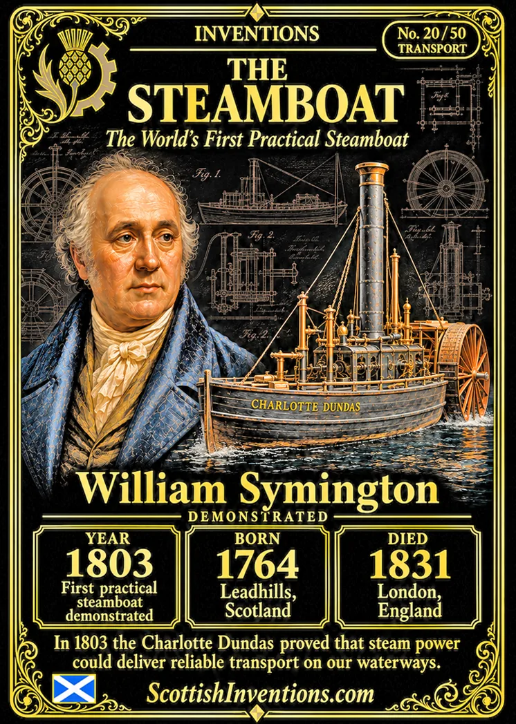 The Charlotte Dundas card front