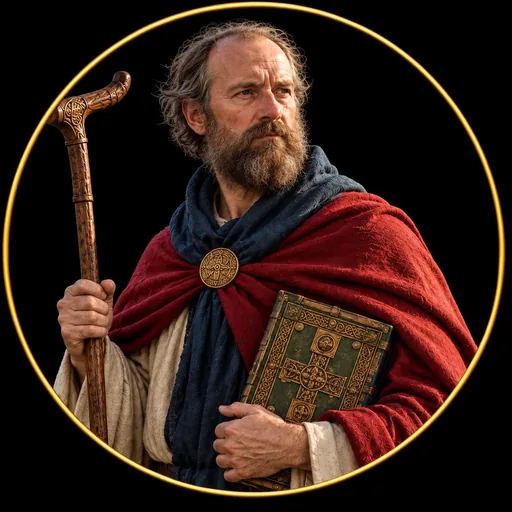 Portrait of St Columba