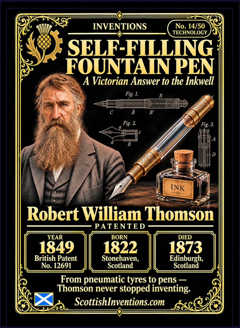 First Permanent Colour Photograph collectible card — Scottish Inventions Collection