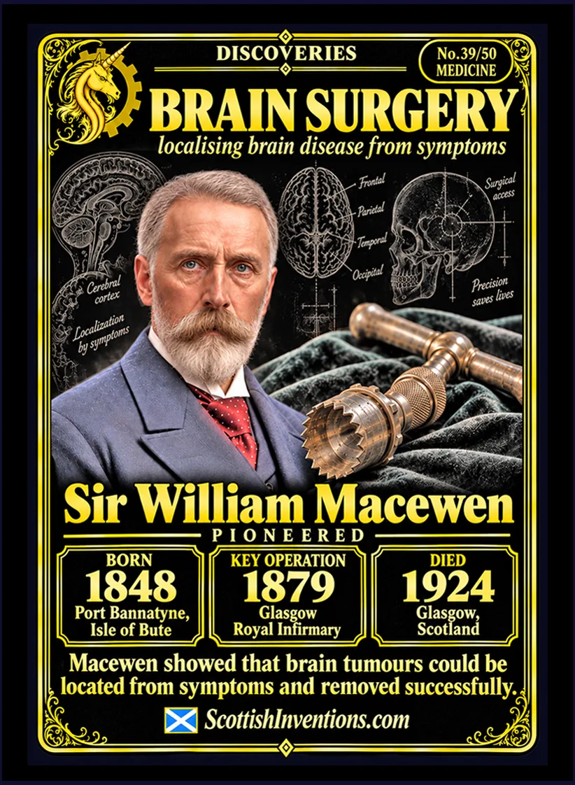 The Glasgow Knife collectible card — Scottish discoveries Collection