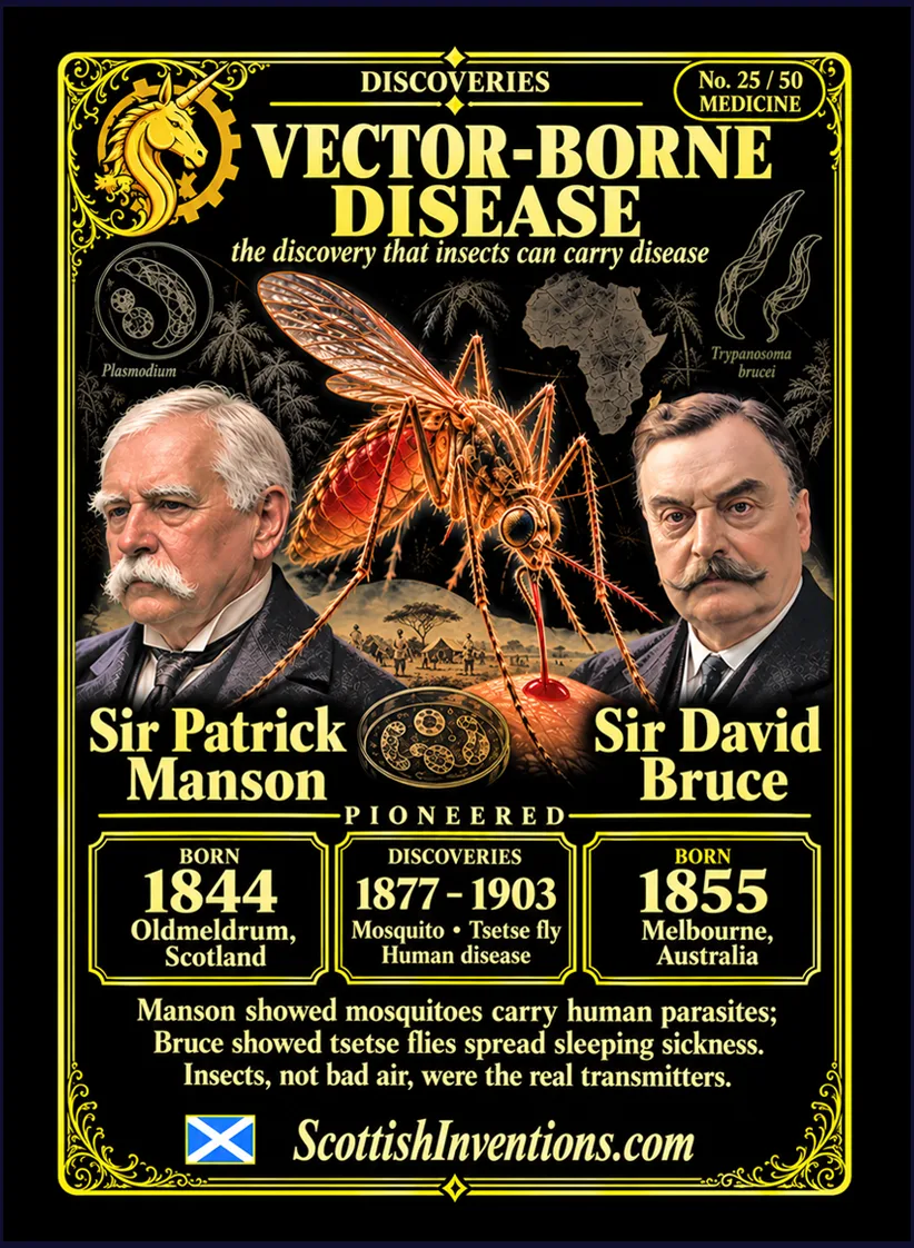 Tropical Medicine collectible card — Scottish discoveries Collection