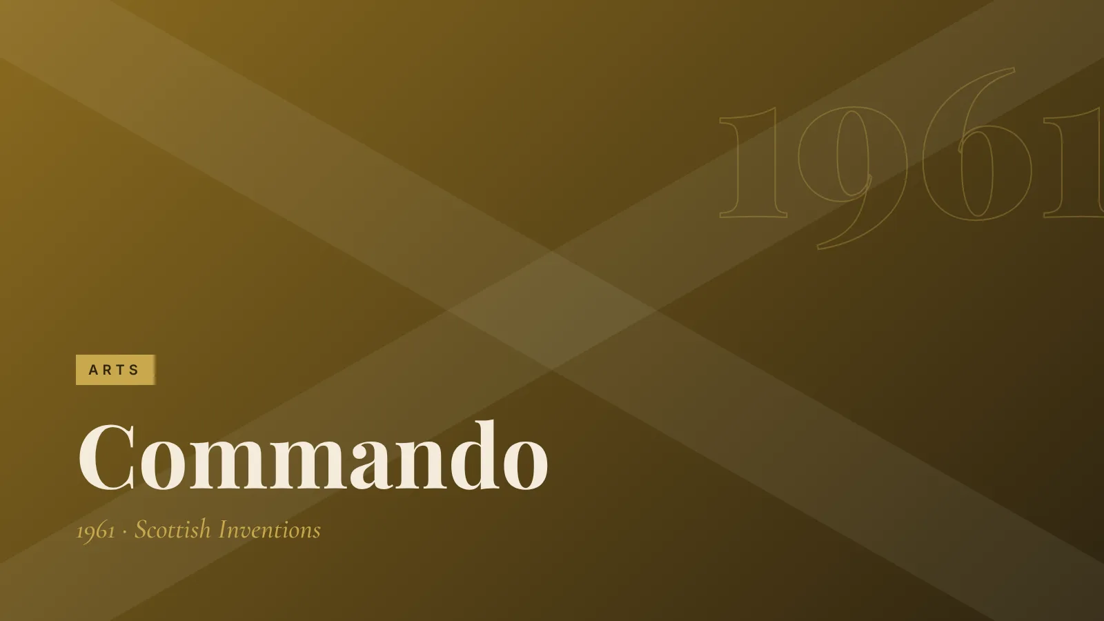 Arts: Commando