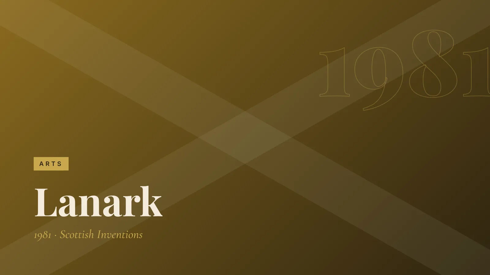 Arts: Lanark