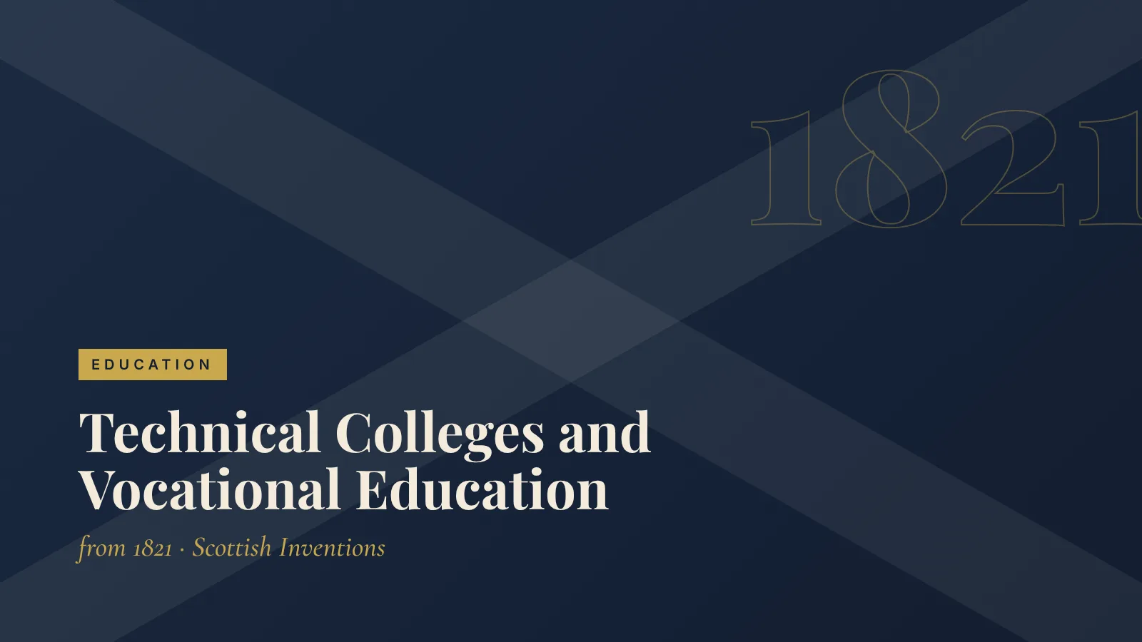 Education: Technical Colleges and Vocational Education