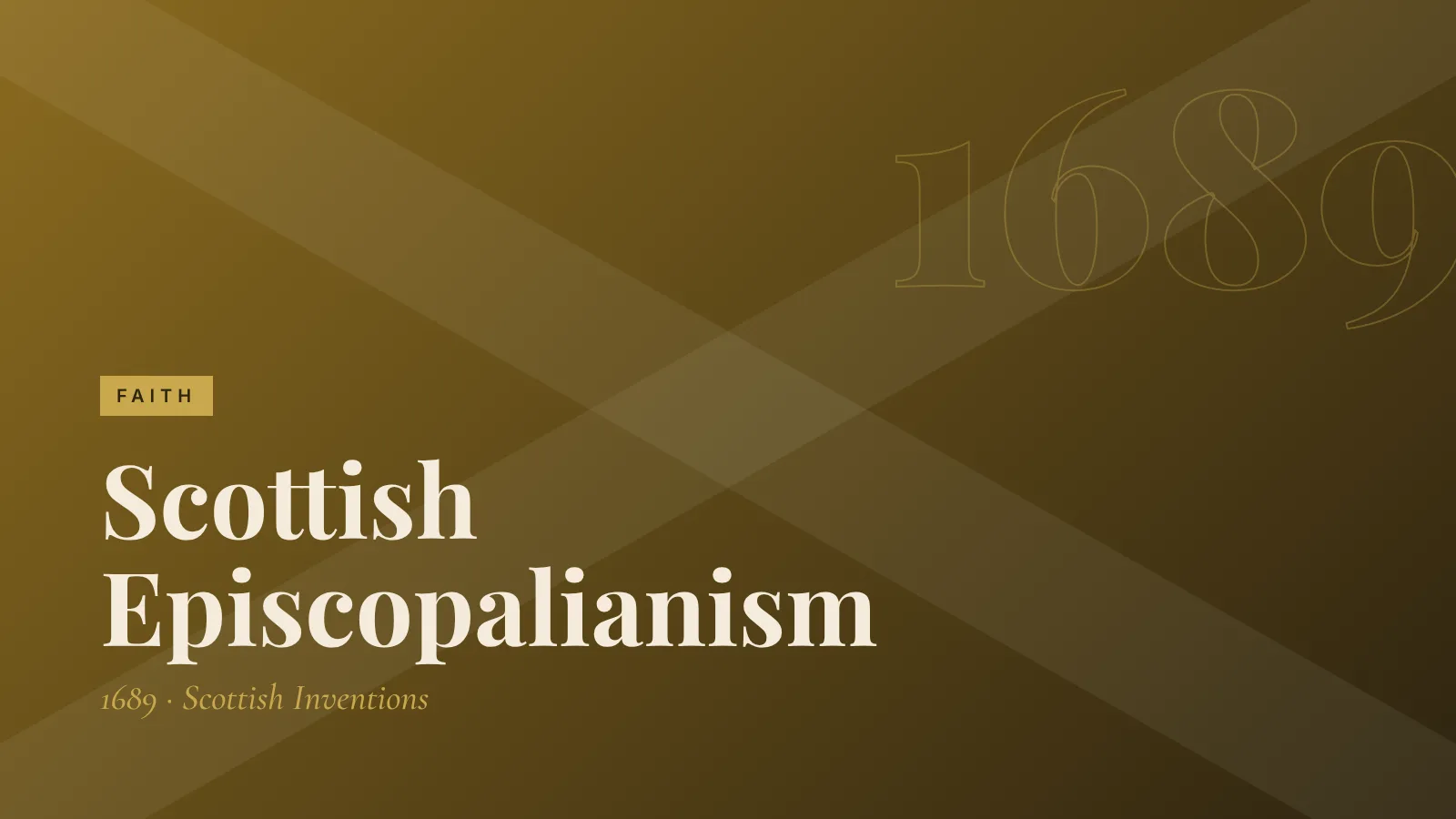 Faith: Scottish Episcopalianism