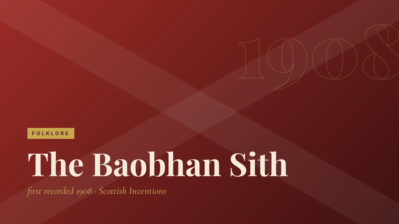 Folklore: The Baobhan Sith