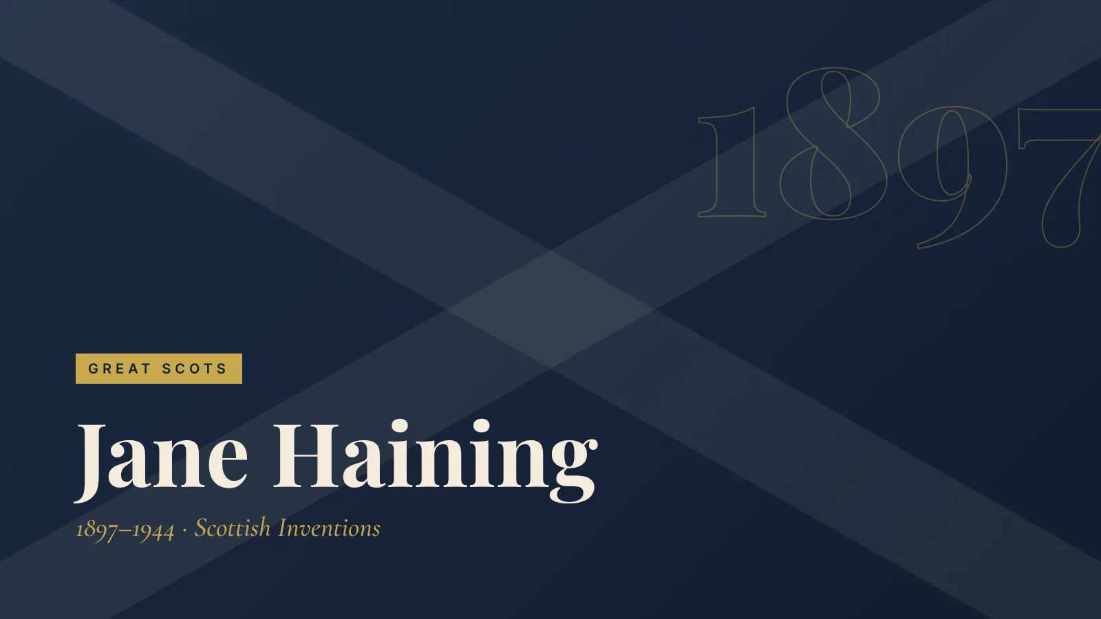 Great Scots: Jane Haining