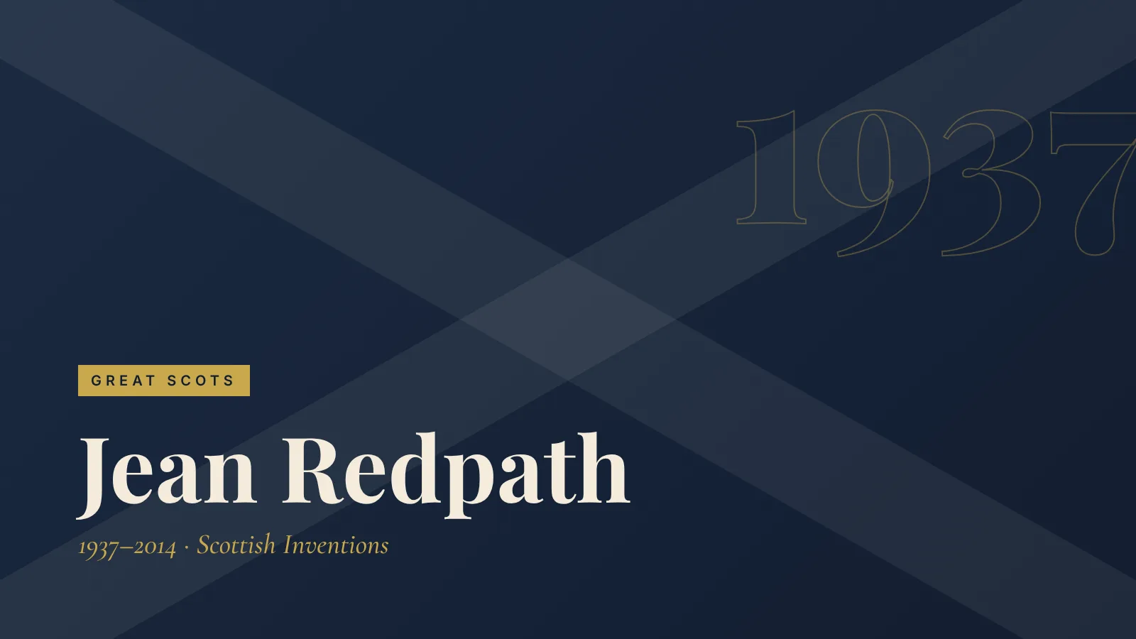 Great Scots: Jean Redpath