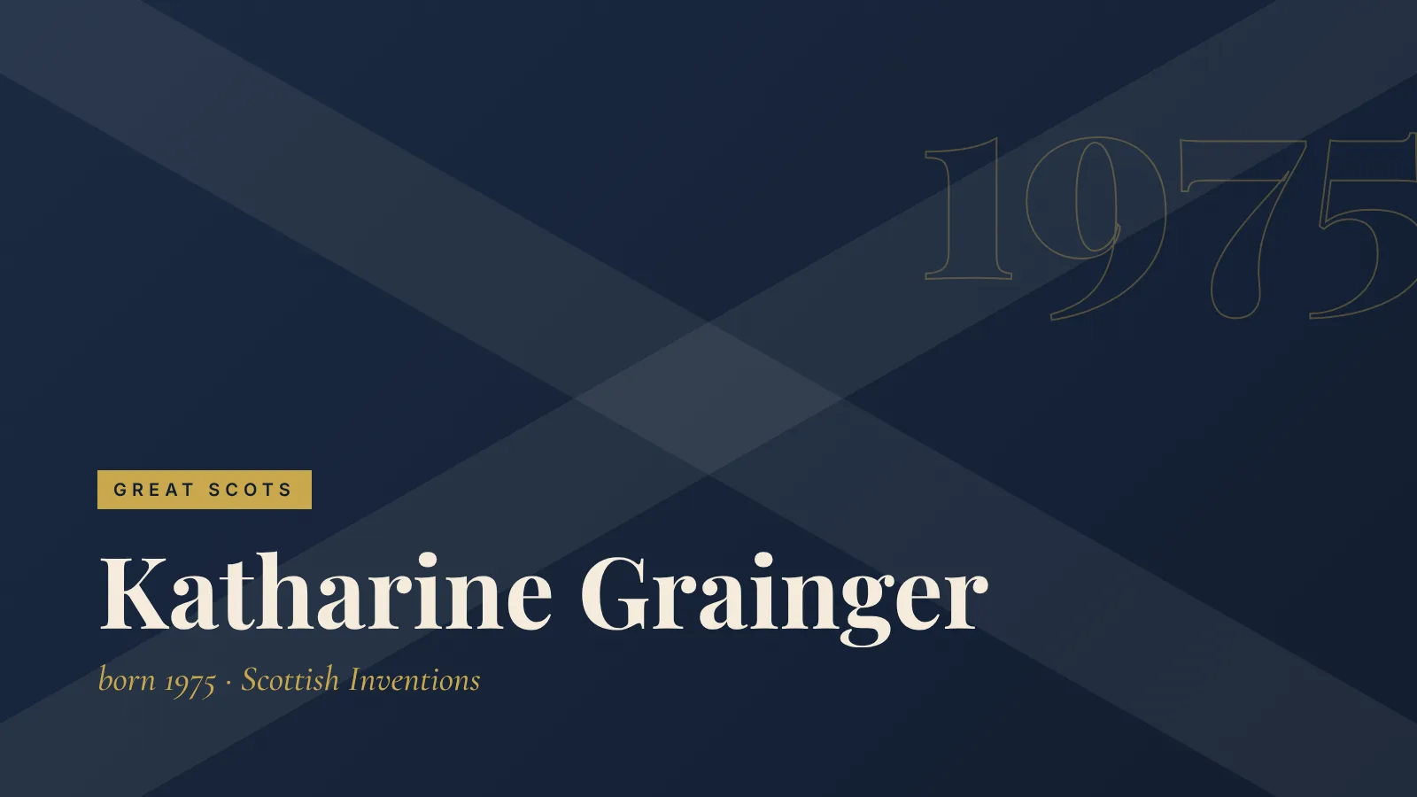 Great Scots: Katharine Grainger