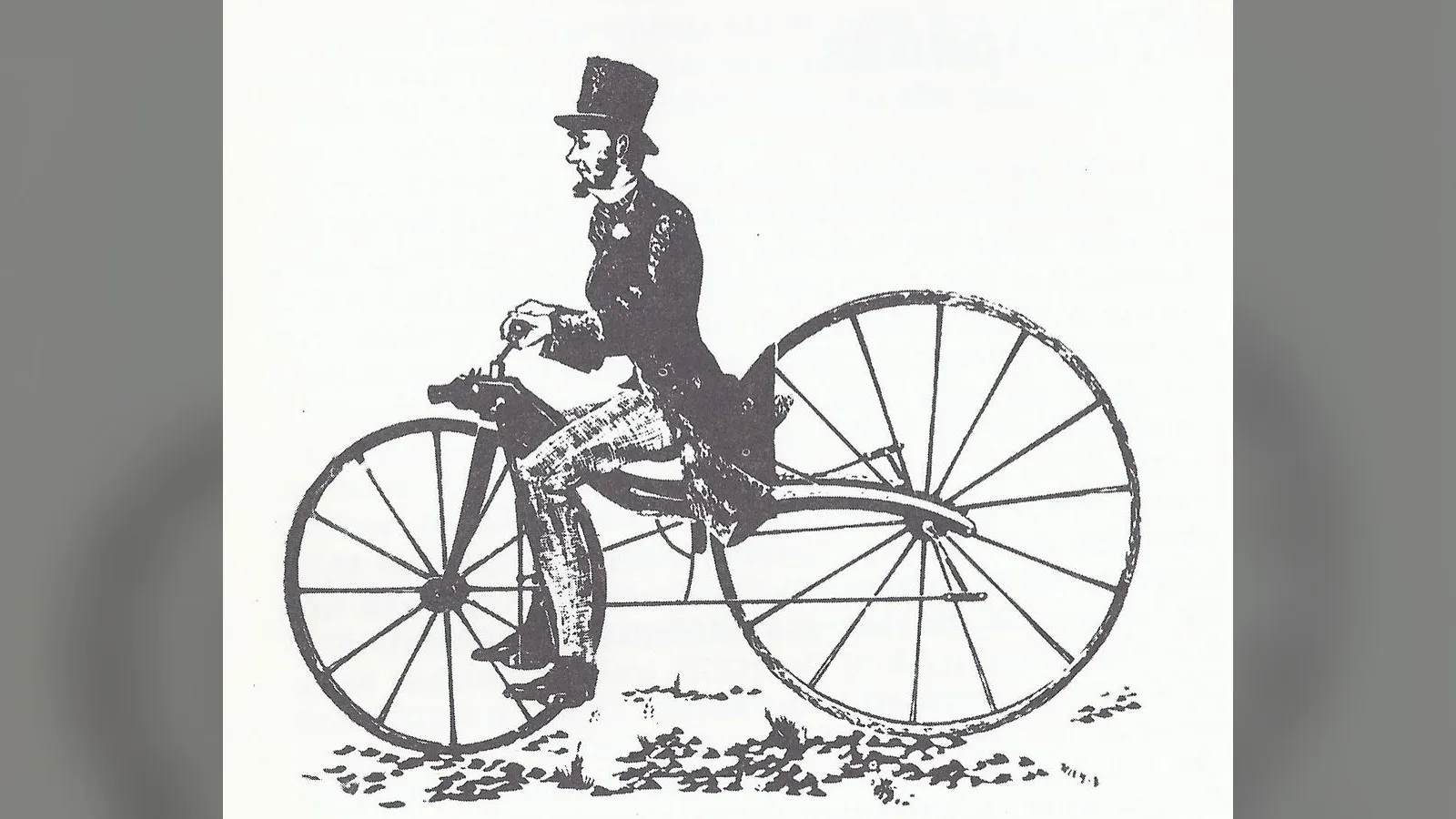 Kirkpatrick Macmillan und sein Velocipede (1839)