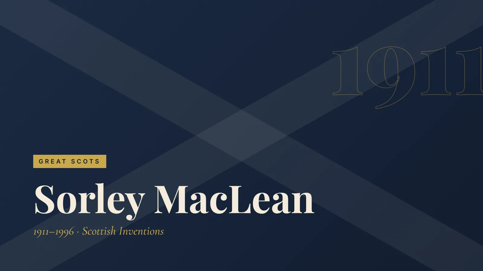 Great Scots: Sorley MacLean
