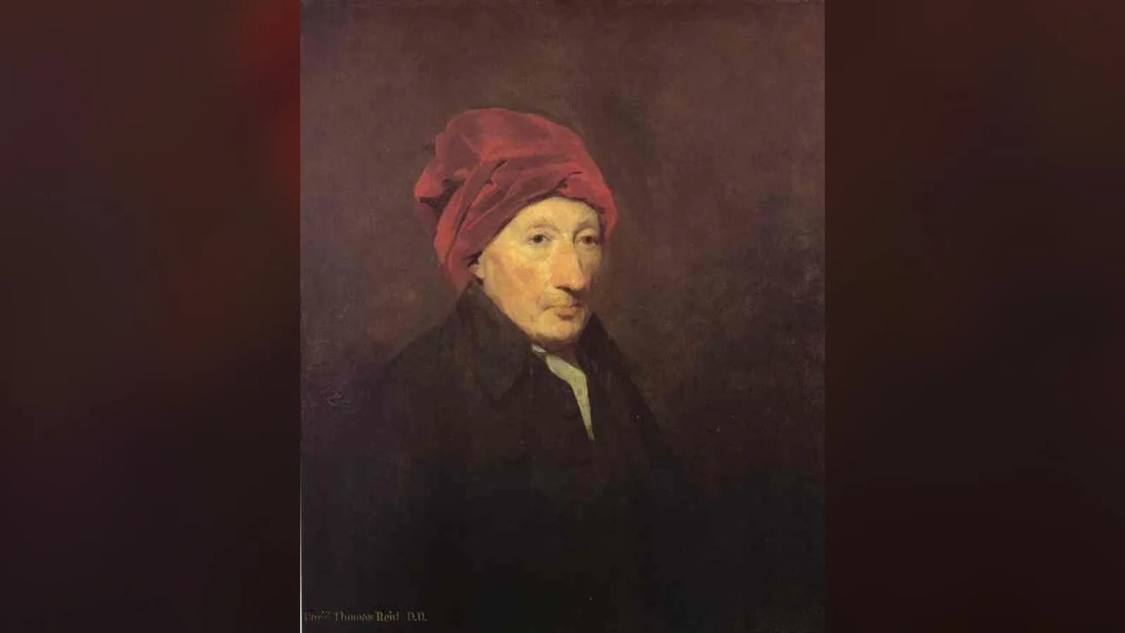 Portrait of Thomas Reid by Sir Henry Raeburn. 1796. Oil on canvas. National Trust for Scotland, Fyvie Castle, Aberdeenshire, UK. This portrait was commissioned by Dr. James Gregory, while Reid was sta