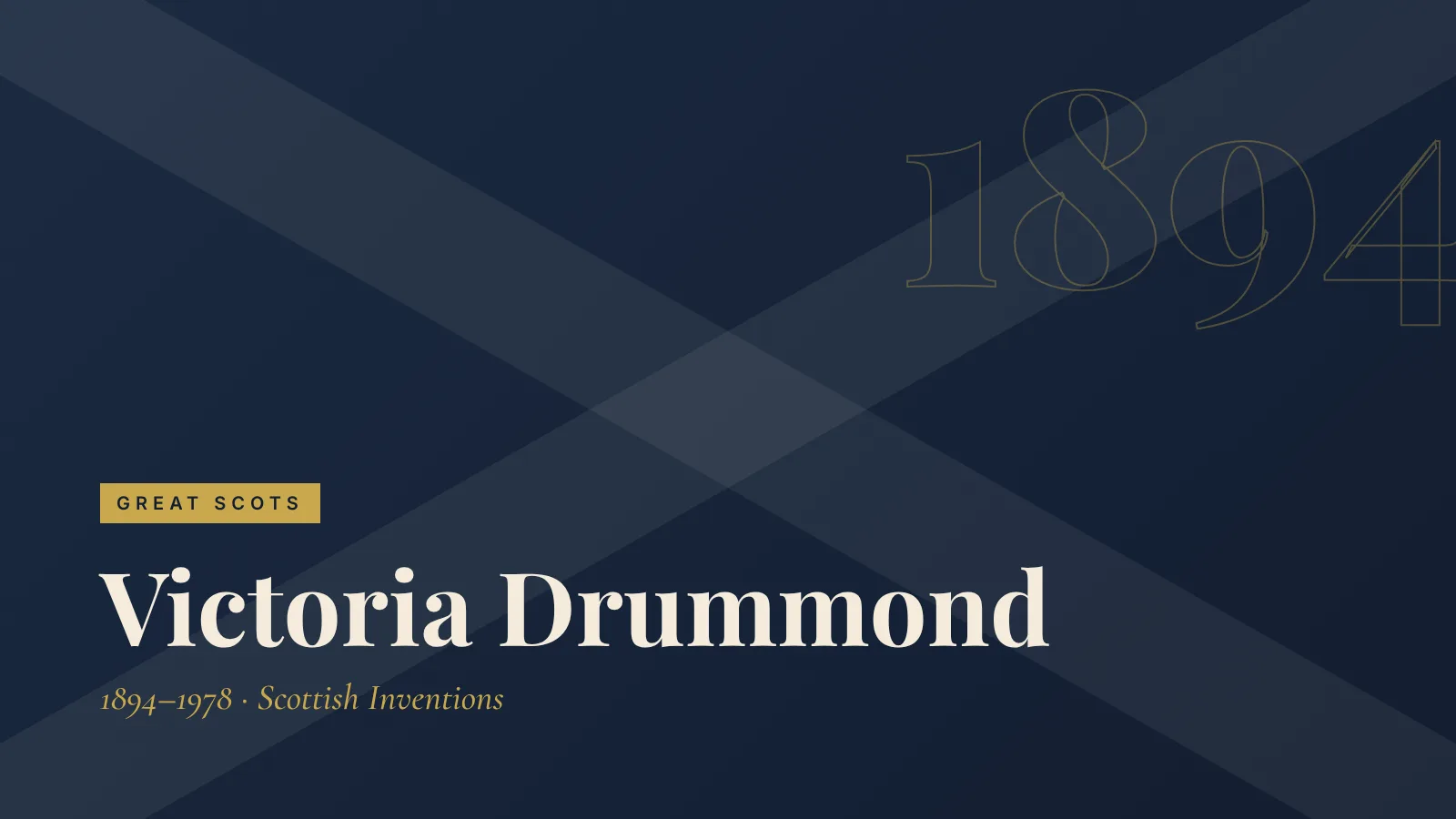 Great Scots: Victoria Drummond