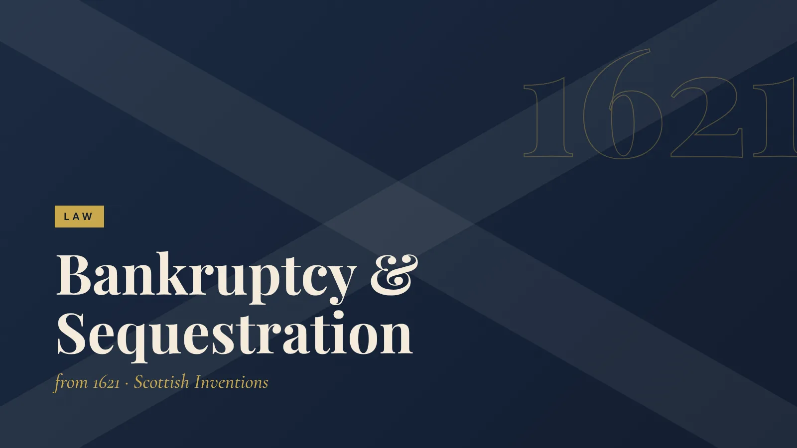 Law: Bankruptcy & Sequestration
