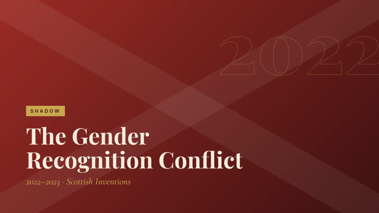 Shadow: The Gender Recognition Conflict