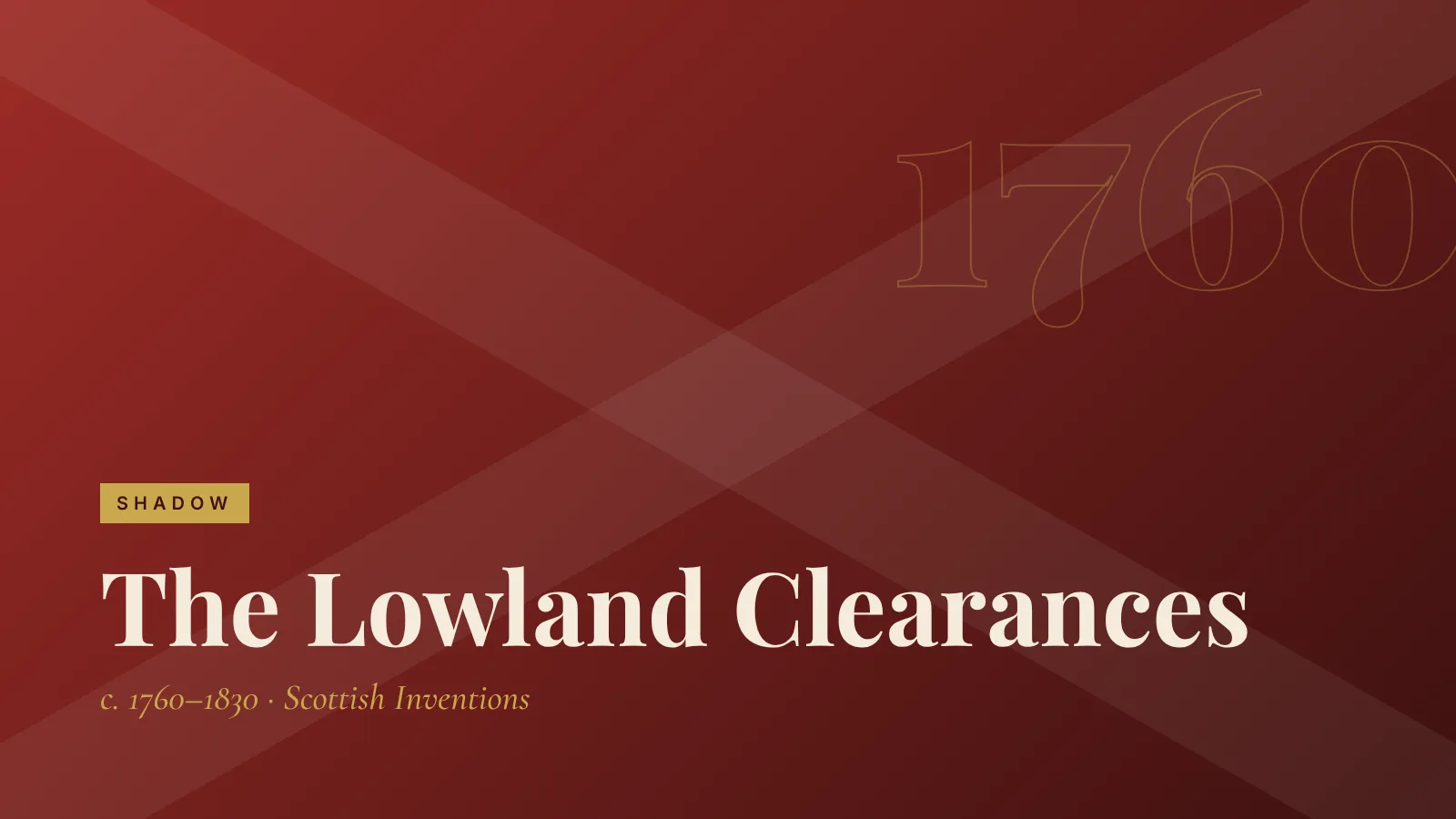 Shadow: The Lowland Clearances