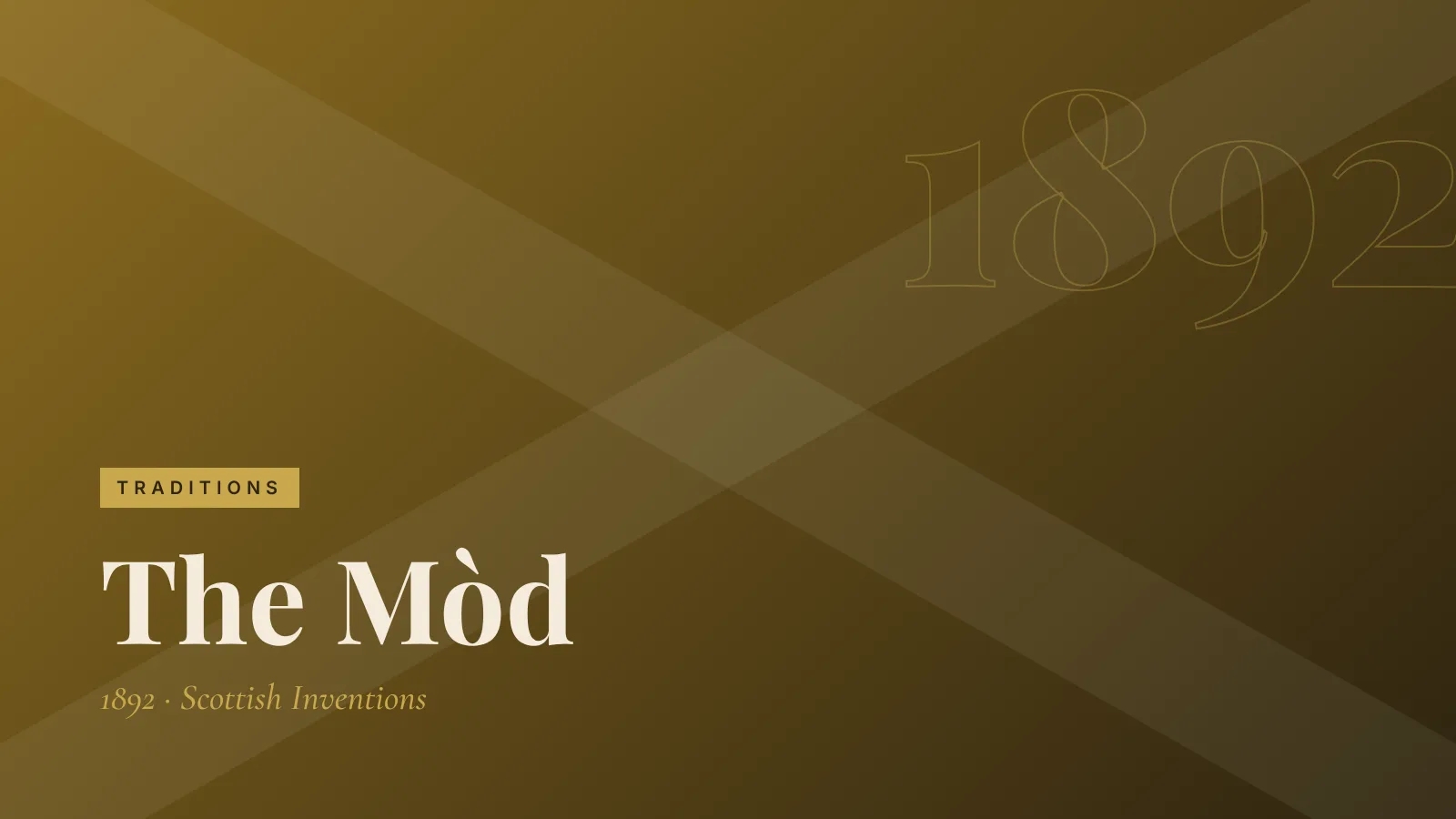 Traditions: The Mòd